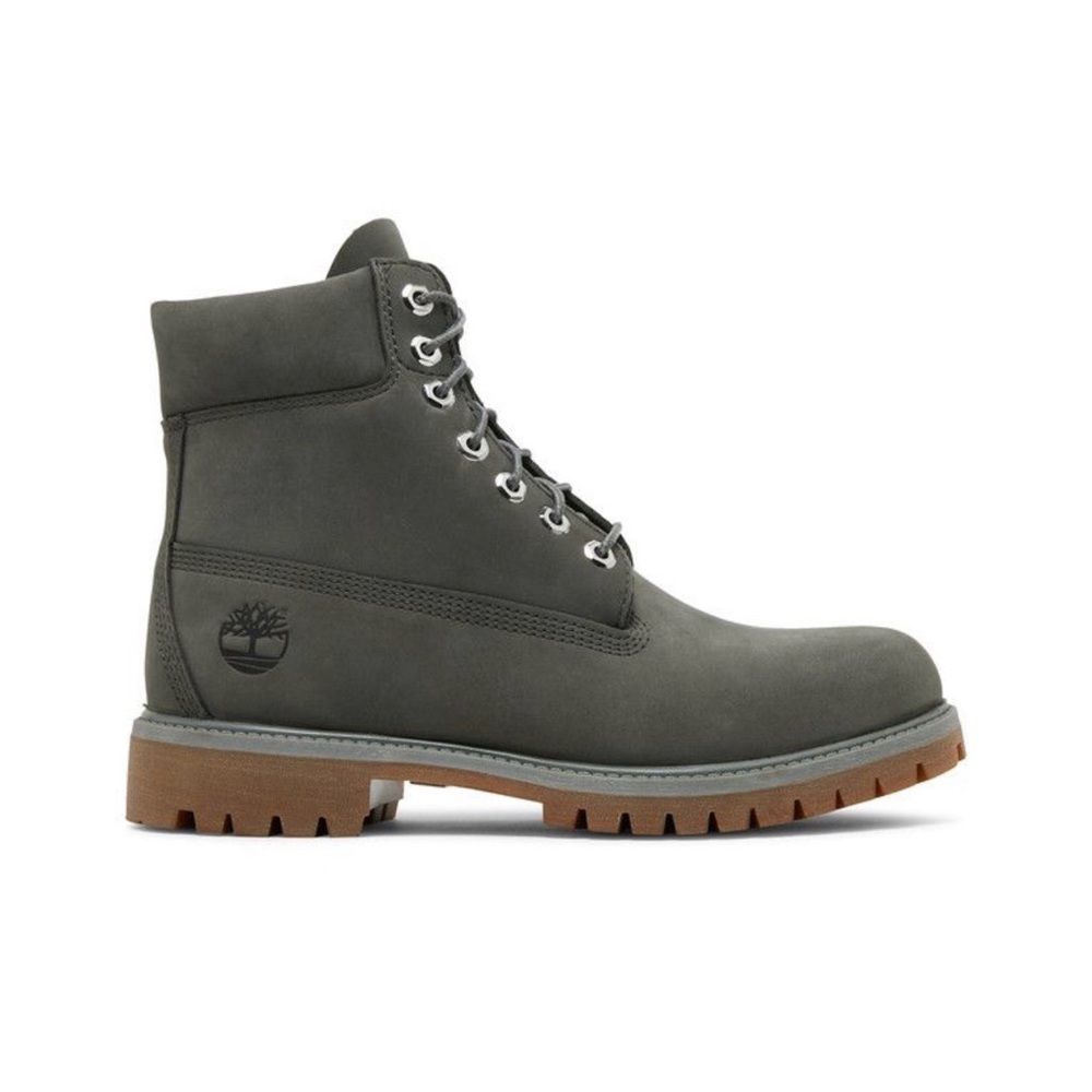 Timberland 6 Inch Waterproof Premium Boot 'Dark Grey' Sz M 10